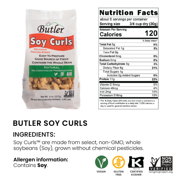 BULK Butler Soy Curls™ (Pre-Order)