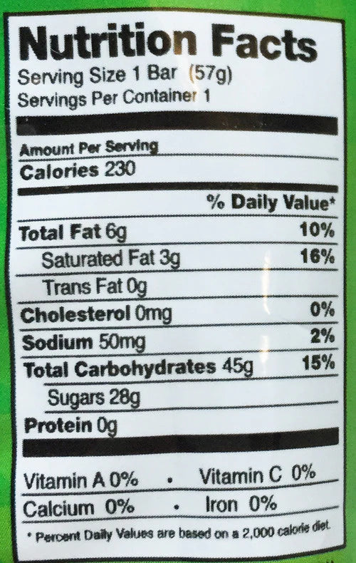 No Whey Bar
