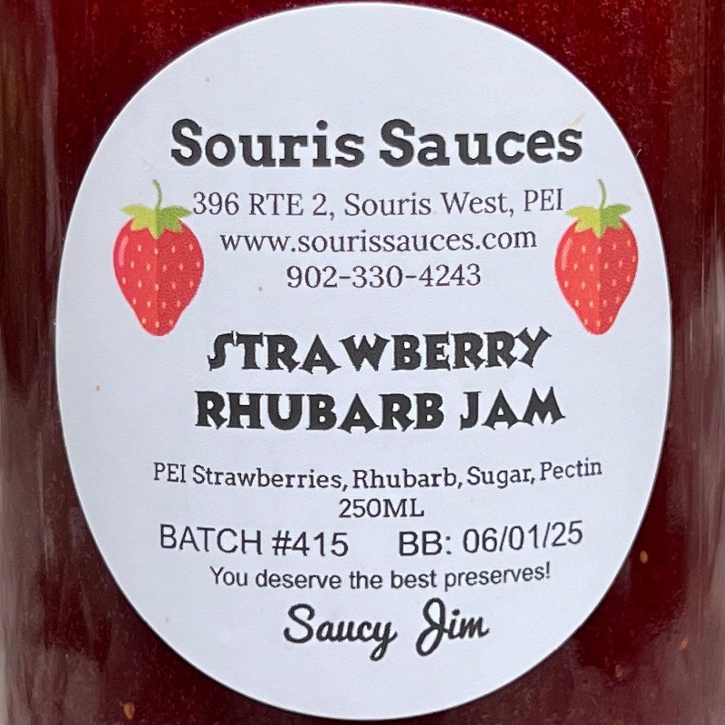 Strawberry Rhubarb Jam