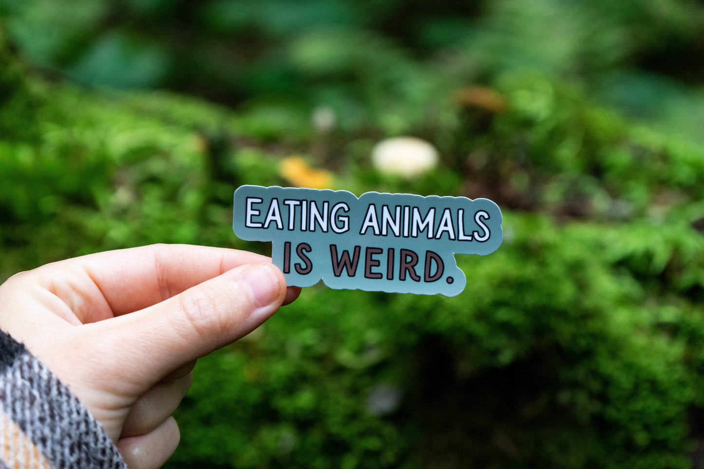 Eating Animals Is Weird Sticker | Sticker